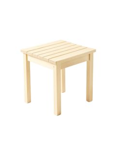 Moss Crossing Compact Balcony Table - Ivory (synthetic illustration; no displayed measurements)
