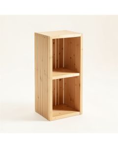 Vale Dell Narrow Cubby Tower - Beige (synthetic illustration; no displayed measurements)