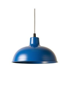 Dune Canyon Pendant Light Suspended From One Plain Cable - Blue