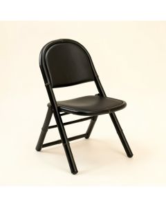 Ridge Crest Folding Outdoor Chair - Black (synthetic illustration; no displayed measurements)