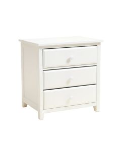 Sara 3 - Drawer Nightstand In White