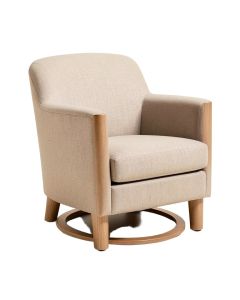 Southbury 43 '' Wide Swivel Barrel Chair