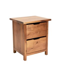 Obregon Solid Wood End Table With Storage (synthetic illustration; no displayed measurements)