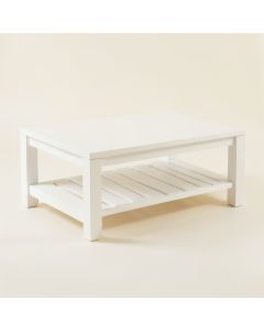 Fern Crest Coffee Table - White (synthetic illustration; no displayed measurements)