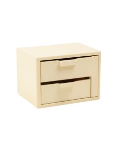 Fern Bluff Small-Parts Storage Drawer Cabinet - Cream