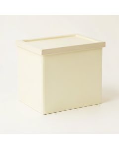 Bay Bridge Closed Outdoor Storage Box - Cream (synthetic illustration; no displayed measurements)