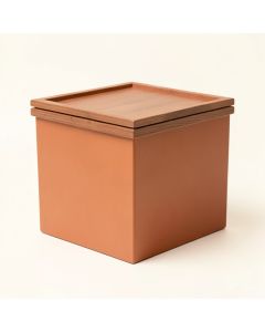 Hazel Arc Closed Outdoor Storage Box (synthetic illustration; no displayed measurements)
