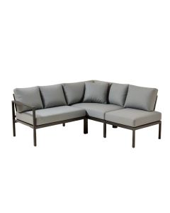Dijonae Patio Sectional With Cushions (synthetic illustration; no displayed measurements)