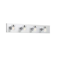 Brá 4-Light Dimmable Chrome Vanity Light