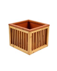 Ridge Crest Empty Furniture-Style Litter Enclosure - Terracotta