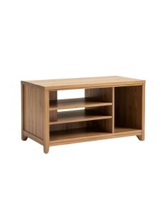Solid Wood Tv Stand For Tvs Up To 65 '' (synthetic illustration; no displayed measurements)
