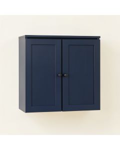 Hill Dell Wall-Mounted Entry Cabinet - Navy (synthetic illustration; no displayed measurements)