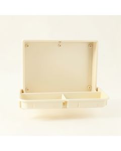 Alder Bridge Empty Wall-Mounted Tool Organizer Panel - Ivory (synthetic illustration; no displayed measurements)