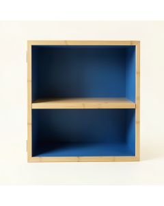 Glen Bluff Empty Mug-Storage Cabinet Insert - Blue (synthetic illustration; no displayed measurements)