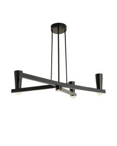 Castlebourne Sputnik Modern Linear Chandelier (synthetic illustration; no displayed measurements)