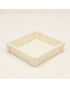 Ash Edge Empty Under-Desk Cable Tray - Ivory (synthetic illustration; no displayed measurements)