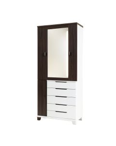 Standing Jewelry Organizer Armoire With Led Lights