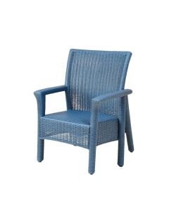 Summit Bluff Outdoor Lounge Chair - Blue (synthetic illustration; no displayed measurements)