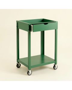 Alder Crossing Empty Rolling Workshop Cart - Green (synthetic illustration; no displayed measurements)