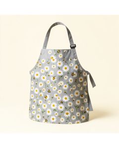 Daisy Flowers With Bees Apron (synthetic illustration; no displayed measurements)
