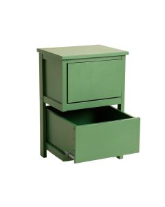 Summit Canyon Freestanding Pull-Out Hamper Cabinet - Green