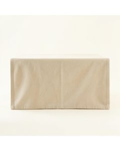 Summit Bend Flat Bed Sheet - Beige (synthetic illustration; no displayed measurements)