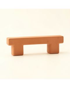 Heath Arc Cabinet Handle Without Packaging - Terracotta (synthetic illustration; no displayed measurements)