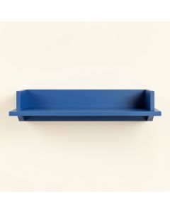 Vale Arc Wall-Mounted Shelf - Blue (synthetic illustration; no displayed measurements)