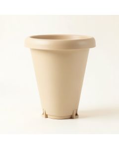 Brook Dell Empty Railing Planter With Integral Brackets - Beige (synthetic illustration; no displayed measurements)