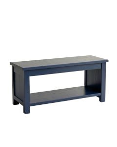 Shore Bridge Indoor Bench - Navy (synthetic illustration; no displayed measurements)
