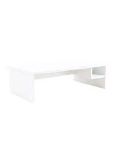 Olive Arc Desktop Monitor Riser (synthetic illustration; no displayed measurements)