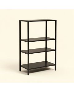 Hessler 70.86 '' H X 39.37 '' W Metal Standard Bookcase (synthetic illustration; no displayed measurements)