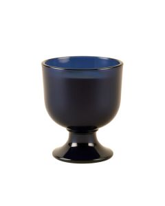 Ridge Branch Empty Candle Holder - Navy (synthetic illustration; no displayed measurements)