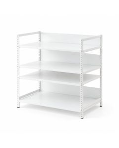 Cedar Bend Desktop Shelving Unit - White (synthetic illustration; no displayed measurements)