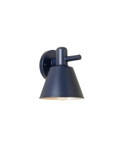 Cove Brook Wall Sconce Mounted On A Plain Wall - Navy (synthetic illustration; no displayed measurements)