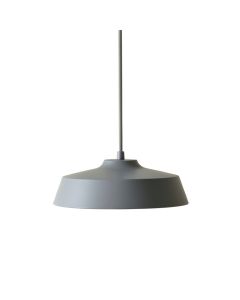 Elm Crest Pendant Light Suspended From One Plain Cable - Gray (synthetic illustration; no displayed measurements)