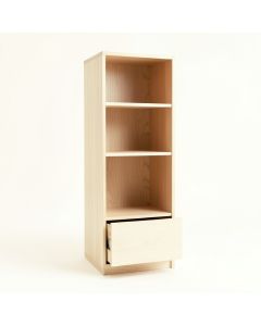Field Dell Narrow Cubby Tower - Ivory (synthetic illustration; no displayed measurements)