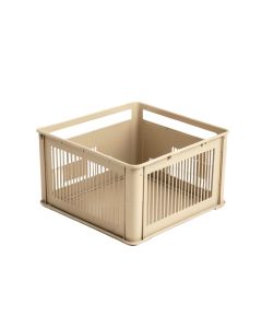 Hazel Bridge Empty Furniture-Style Pet Crate - Beige