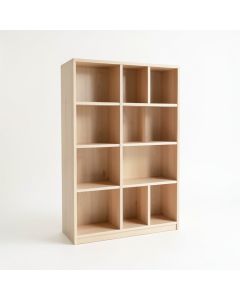Flint Brook Freestanding Bookcase - Beige (synthetic illustration; no displayed measurements)