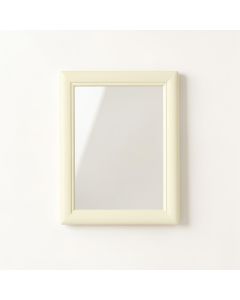 Bay Crossing Framed Wall Mirror - Ivory (synthetic illustration; no displayed measurements)