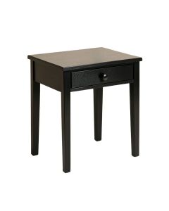 Spruce Canyon Side Table - Black (synthetic illustration; no displayed measurements)