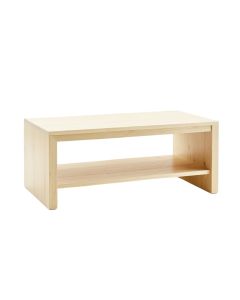 Oak Arc Coffee Table - Ivory