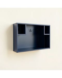 Vale Crest Wall-Mounted Entryway Organizer Shelf - Navy (synthetic illustration; no displayed measurements)