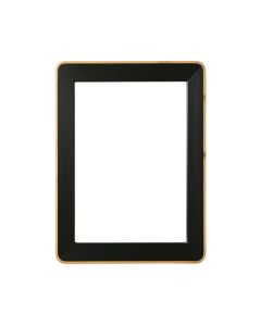 Moss Branch Framed Wall Mirror - Black