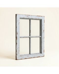 Distressed Window Panel Wall Decor (synthetic illustration; no displayed measurements)