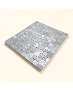Eden Mosaic Tile Floor & Wall Tile 12 '' X 12 '' Metal Mosaic Tile (synthetic illustration; no displayed measurements)