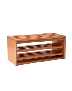 Alder Dell Shoe Storage Bench - Terracotta (synthetic illustration; no displayed measurements)