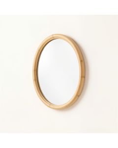 Hill Bluff Framed Wall Mirror - Beige (synthetic illustration; no displayed measurements)