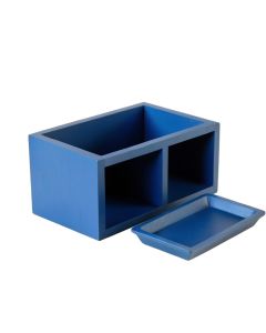 Oak Bridge Empty Coffee-Station Organizer - Blue