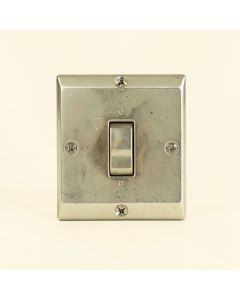 Classic Beaded 1-Gang Toggle Light Switch Wall Plate (synthetic illustration; no displayed measurements)